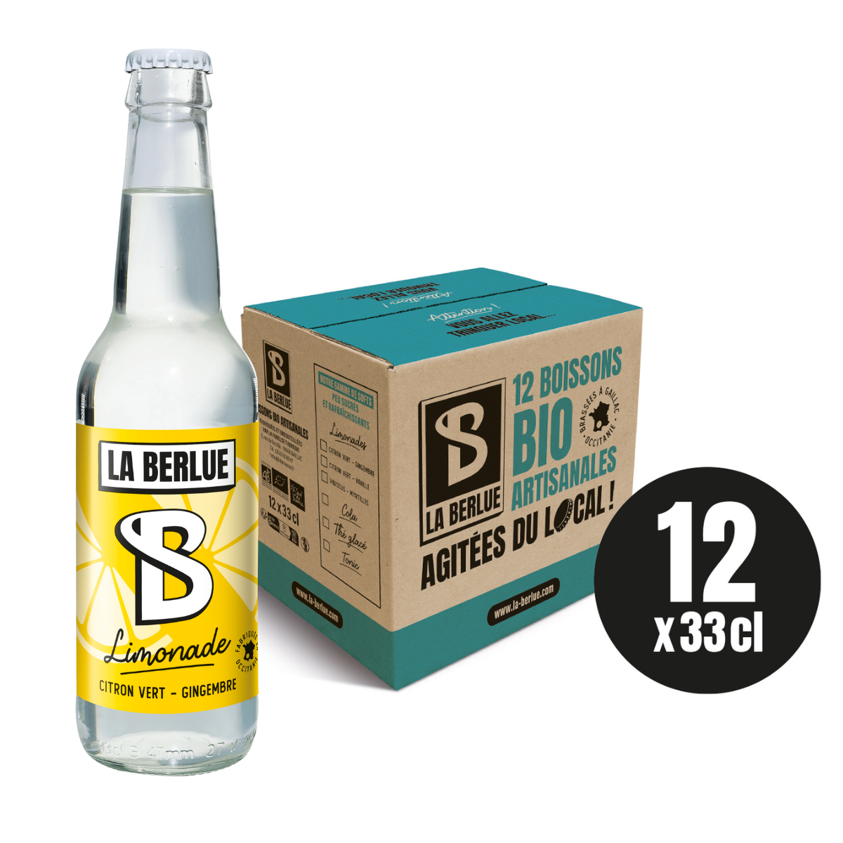 La Berlue - Limonade Citron Vert Gingembre